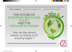 the future of european recycling policy and the circular