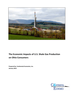 The Economic Impacts of U.S. Shale Gas Production on Ohio