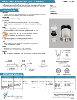 4500-led-zh round small aperture recessed down light