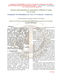 Analysis and Estimation of Attenuation Coefficient of Aging EN