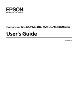 Epson AcuLaser M2300/M2310/M2400/M2410 Series