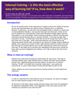 Interval training - Health Addiction &ndash; Personal Training