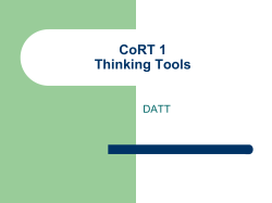 Direct Attention Thinking Tools