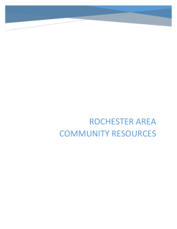 Community Resources - Discovery Charter School