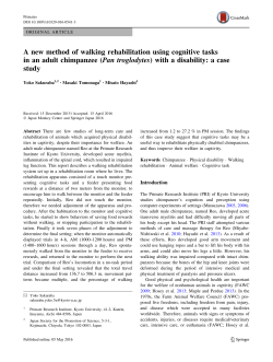A new method of walking rehabilitation using cognitive tasks in an