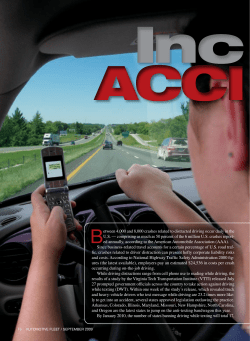 between 4,000 and 8,000 crashes related to distracted driving occur