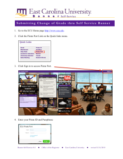 How to enter Grade Change in Self Service - ECU.edu
