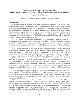 Uniform vector bundles on Fano manifolds and an algebraic proof of