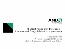 The Next Round of IT Innovation &ndash; Resource and
