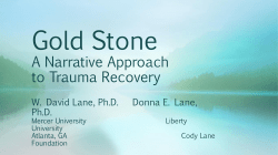 Gold Stone: A Narrative Approach to Dealing with Trauma