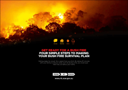 GET READY FOR A BUSH FIRE FOUR SIMPLE STEPS TO MAKING