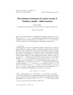 The existence of quasi-invariant measures of a given cocycle, I