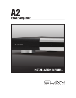 A2 Installation Manual
