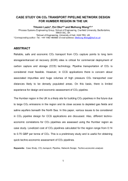 case study on co2 transport pipeline network design for