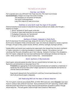 Conditions on early Earth made the origin of life possible