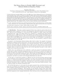 Tail Decay Rates in Double QBD Processes and Related Reflected