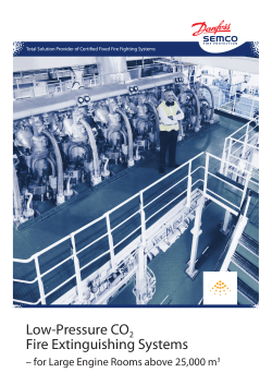 Low-Pressure CO2 Fire Extinguishing Systems