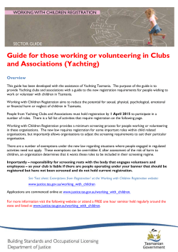 Guide for those working or volunteering in Clubs and