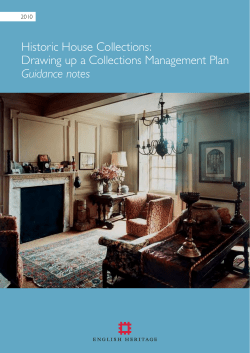 Historic House Collections: Drawing up a