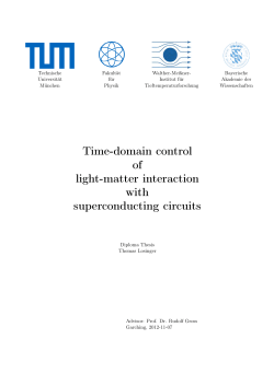 Time-domain control of light-matter interaction with superconducting
