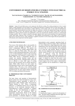 conversion of dissipated heat energy into electrical
