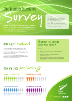 Club Member Experience