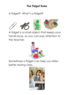 Fidget Rules