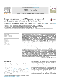 Energy and spectrum-aware MAC protocol for perpetual wireless