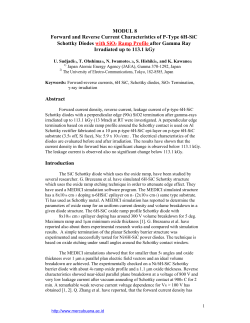 MODUL 8 Forward and Reverse Current Characteristics of P