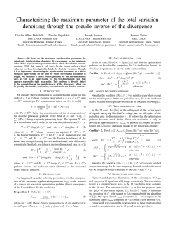 Characterizing the maximum parameter of the total