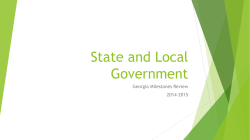 Student State and Local Government PowerPoint