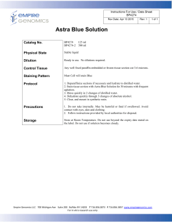 Astra Blue Solution