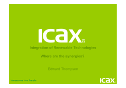 Interseasonal Heat Transfer - Ground Source Heat Pump Association