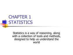 chapter 1 statistics