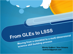 From GLEs to LSSS - Louisiana Believes