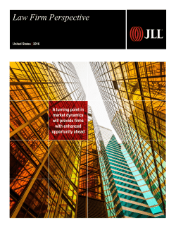 2016 U.S. Law Firm Perspective | JLL