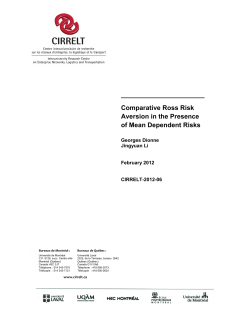 Comparative Ross Risk Aversion in the Presence of Mean