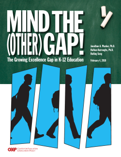 Mind the (Other) Gap! - Jack Kent Cooke Foundation