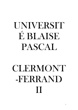 Clermont Ferrand - University College Cork