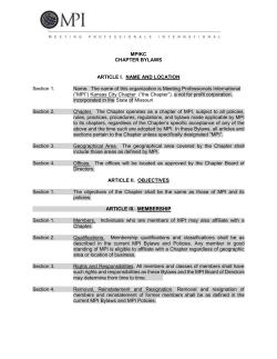 Bylaws - KCMPI.org