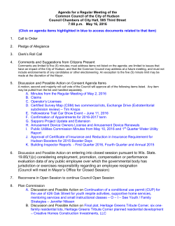 6. Discussion and Possible Action on entering into closed session
