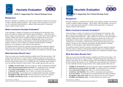 Introduction To Cognitive Walkthroughs