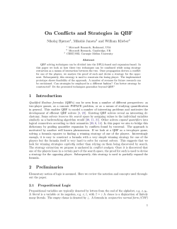 On Conflicts and Strategies in QBF
