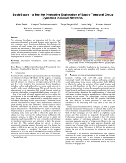 SocioScape - Electronic Visualization Laboratory