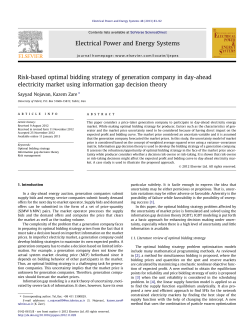 Risk-based optimal bidding strategy of generation company in day