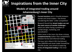 inner city tour A4 posters exhibition