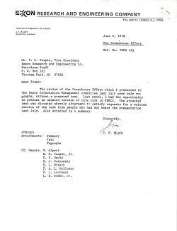 James Black 1977 Presentation