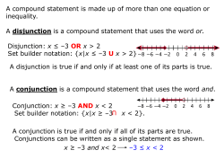 Solve the compound inequality. Then graph the solution set. and 2c