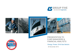 Energy - Power Oil Gas Sectors