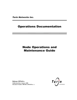 Node Operations and Maintenance